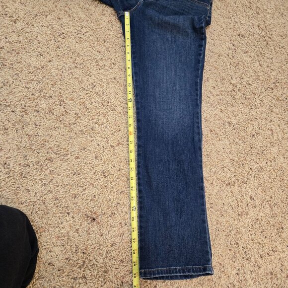 Lee Jeans Womens 10 Denim Straight Leg Relaxed Fit High-Rise Stretch - Picture 10 of 10